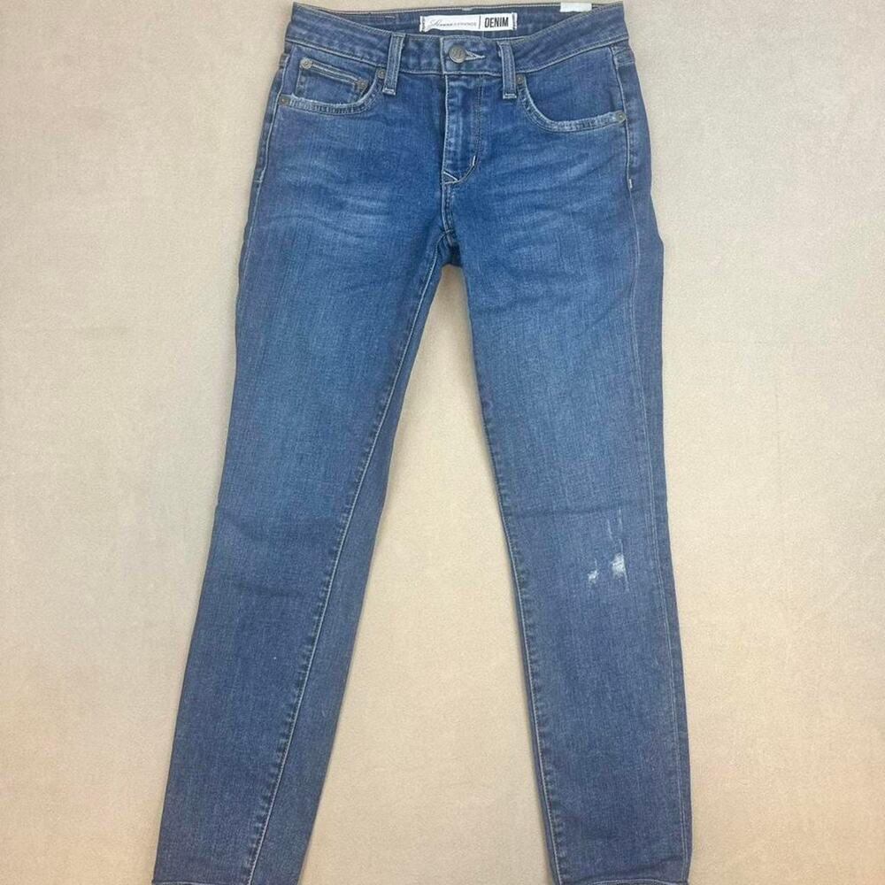 Lovers friends womens denim medium wash, size 23 sku:142-V01
